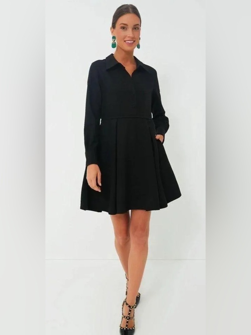 S26 Tuckernuck Pomander Place Black Annalise Dress